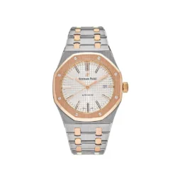 Audemars Piguet Audemars Piguet Royal Oak 15400SR.OO.1220SR.01 Stainless Steel Rose Gold White Dial (2015)
