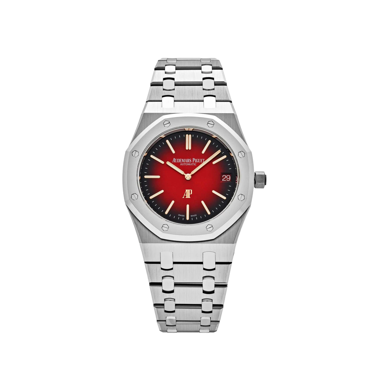 Audemars Piguet Audemars Piguet Royal Oak 16202XT.OO.1240XT.01 'Jumbo' Extra-Thin Titanium Burgundy Dial 1 Audemars Piguet Audemars Piguet Royal Oak 16202XT.OO.1240XT.01 'Jumbo' Extra-Thin Titanium Burgundy Dial