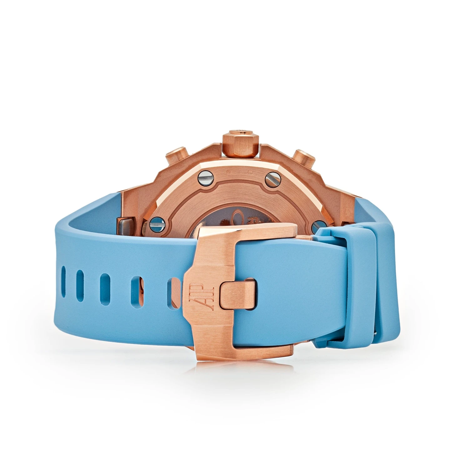 Audemars Piguet Audemars Piguet Royal Oak Offshore 26231OR.ZZ.A085CA.01 Chronograph Rose Gold Blue Dial Diamond Bezel (2023) 6 Audemars Piguet Audemars Piguet Royal Oak Offshore 26231OR.ZZ.A085CA.01 Chronograph Rose Gold Blue Dial Diamond Bezel (2023) - Image 6