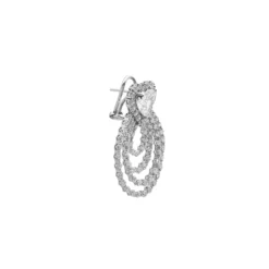 Jewels Aficionado Radiant Hearts Cascading White Gold Diamond Earrings 6 Jewels Aficionado Radiant Hearts Cascading White Gold Diamond Earrings -Horaluxis Sales Store baguette and pave diamond drop white gold earrings wrist aficionado 40859749122292