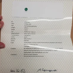 Bayco Bayco One-of-a-Kind Emerald Ring With Diamonds -Horaluxis Sales Store bayco round emerald ring bayco 40420998283508