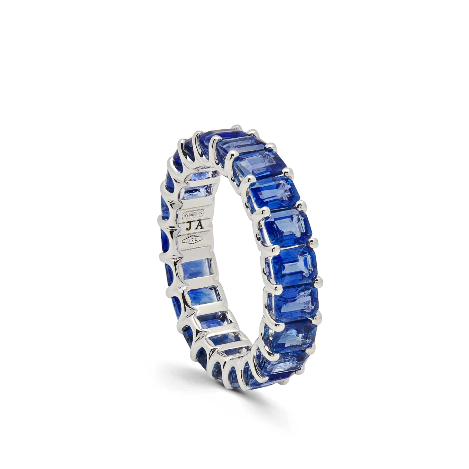 Jewels Aficionado Blue Sapphire Eternity Band 3 Jewels Aficionado Blue Sapphire Eternity Band - Image 3