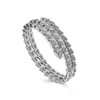 BVLGARI BVLGARI Serpenti Two-Coil Bracelet White Gold Diamond 357274