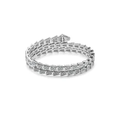 BVLGARI BVLGARI Serpenti Two-Coil Bracelet White Gold Diamond 357274 -Horaluxis Sales Store bvlgari serpenti two coil white gold diamond bracelet 357274 bvlgari 40260855955700