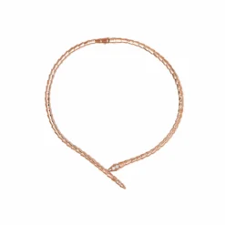 BVLGARI BVLGARI Serpenti Viper Necklace Rose Gold 357863 Medium