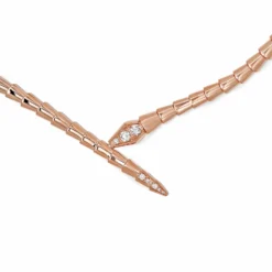 BVLGARI BVLGARI Serpenti Viper Necklace Rose Gold 357863 Medium 6 BVLGARI BVLGARI Serpenti Viper Necklace Rose Gold 357863 Medium -Horaluxis Sales Store bvlgari serpenti viper necklace rose gold 357863 medium bvlgari 41398297657588
