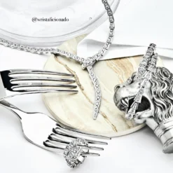 BVLGARI BVLGARI Serpenti Viper Slim Bracelet White Gold Full Pavé Diamonds 351844 -Horaluxis Sales Store bvlgari serpenti viper slim bracelet white gold full pave diamonds 351844 bvlgari 40421197578484