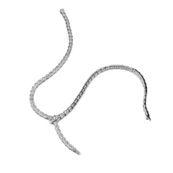 BVLGARI BVLGARI Serpenti Viper Slim Necklace White Gold Full Pavé Diamonds 351090 -Horaluxis Sales Store bvlgari serpenti viper slim necklace 18kt white gold full pave diamonds 351090 bvlgari 40260900454644