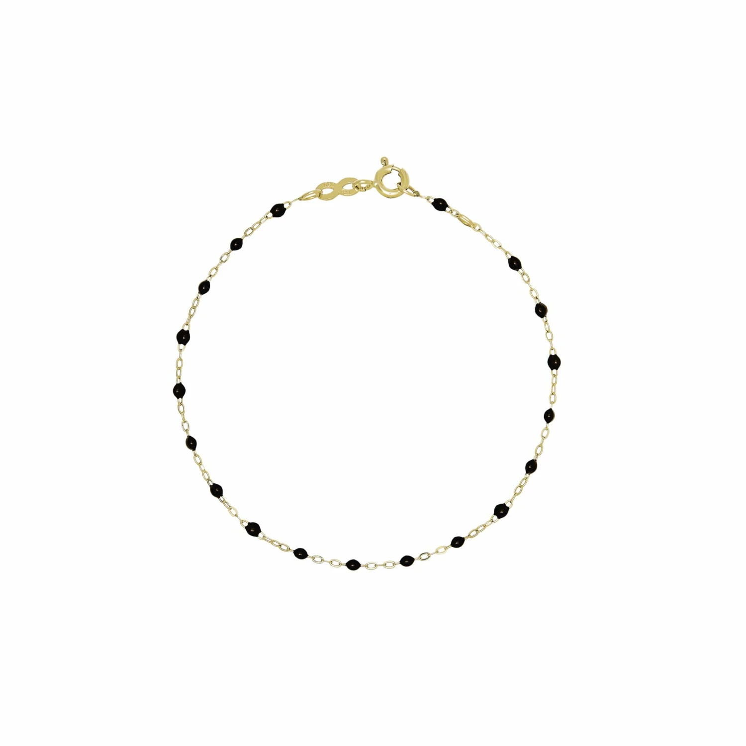 Gigi CLOZEAU Gigi Clozeau Classic Yellow Gold Bracelet In Black 1 Gigi CLOZEAU Gigi Clozeau Classic Yellow Gold Bracelet In Black