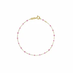 Gigi CLOZEAU Gigi Clozeau Classic Yellow Gold Bracelet In Fuchsia