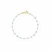 Gigi CLOZEAU Gigi Clozeau Classic Yellow Gold Bracelet In Turquoise