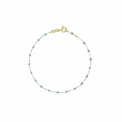 Gigi CLOZEAU Gigi Clozeau Classic Yellow Gold Bracelet In Turquoise