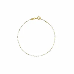 Gigi CLOZEAU Gigi Clozeau Classic Yellow Gold Bracelet In White