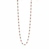 Gigi CLOZEAU Gigi Clozeau Classic Yellow Gold Necklace In Bordeaux