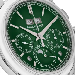 Patek Philippe Patek Philippe Grand Complications 5270P-014 Perpetual Calendar Chronograph Platinum Green Dial (2023) -Horaluxis Sales Store copy of patek philippe grand complications 5270p 014 perpetual calendar chronograph platinum green dial 2023 patek philippe 41037351747828