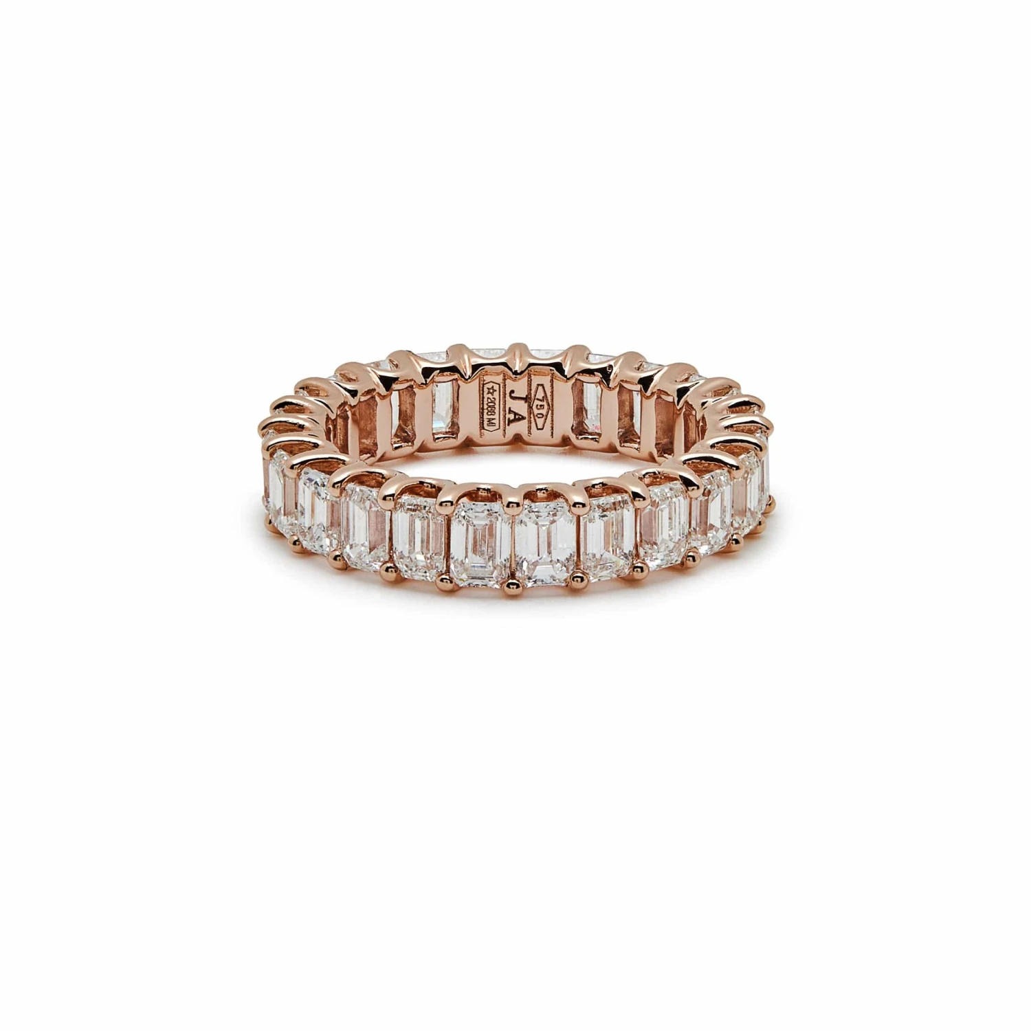 Jewels Aficionado Diamond And Rose Gold Eternity Band 1 Jewels Aficionado Diamond And Rose Gold Eternity Band