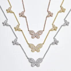 Jewels Aficionado Diamond And White Gold Butterfly Necklace -Horaluxis Sales Store diamond and white gold butterfly necklace jewels aficionado 41595242578164 scaled