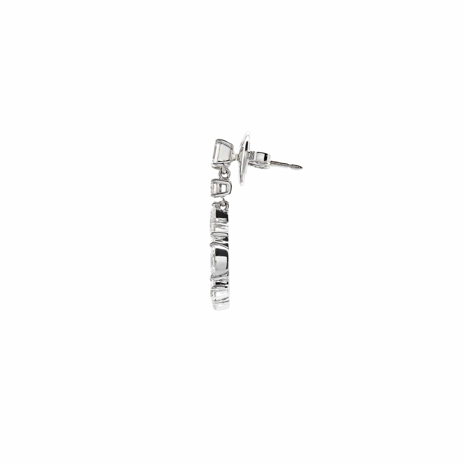Jewels Aficionado Diamond Circular Cut-Out Earrings 3 Jewels Aficionado Diamond Circular Cut-Out Earrings - Image 3