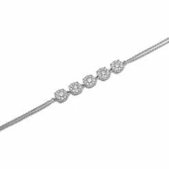 Jewels Aficionado Diamond Cluster Bracelet -Horaluxis Sales Store diamond cluster bracelet jewels aficionado 41885614866676