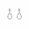 Jewels Aficionado Diamond Pear Cut-Out Earrings