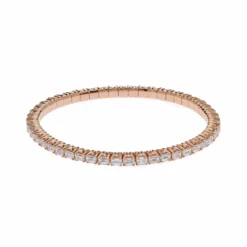 Jewels Aficionado Diamond Rose Gold Bangle