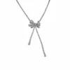 Graff Graff Diamond Double Strand Knot Necklace With Bow Motif