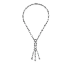 Graff Graff White Gold Diamond Drop Necklace