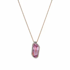Jewels Aficionado Kunzite Pendant Necklace