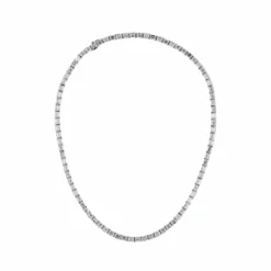 Jewels Aficionado Lab-Grown Diamond Emerald-Cut Necklace