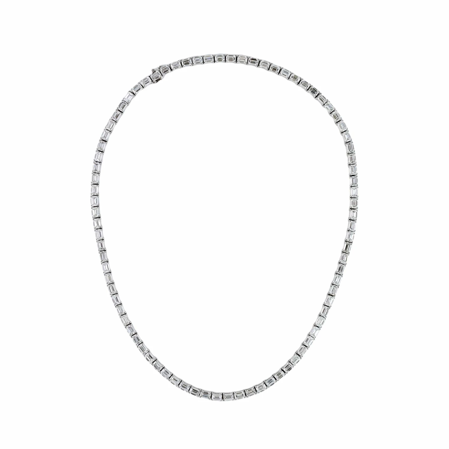 Jewels Aficionado Lab-Grown Diamond Emerald-Cut Necklace 1 Jewels Aficionado Lab-Grown Diamond Emerald-Cut Necklace