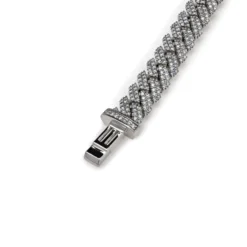 Jewels Aficionado Mens Cuban Link Diamond Chain White Gold Bracelet -Horaluxis Sales Store mens cuban link diamond chain white gold bracelet spc clb 129 wrist aficionado 40425497166068