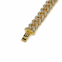 Jewels Aficionado Mens Cuban Link Diamond Chain Yellow Gold Bracelet -Horaluxis Sales Store mens cuban link diamond chain yellow gold bracelet spclb136y 3 wrist aficionado 40263179337972