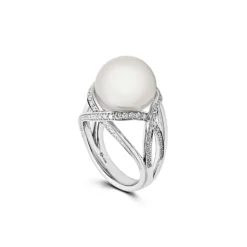 Mikimoto Mikimoto 'M Collection' White South Sea Cultured Pearl Ring -Horaluxis Sales Store mikimoto m collection white south sea cultured pearl ring mikimoto 41044494483700