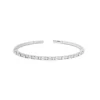 Hermès Mixed Diamond Flexible Cuff Bracelet