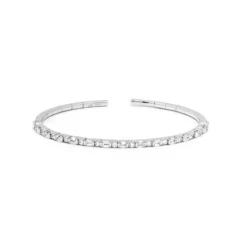 Hermès Mixed Diamond Flexible Cuff Bracelet