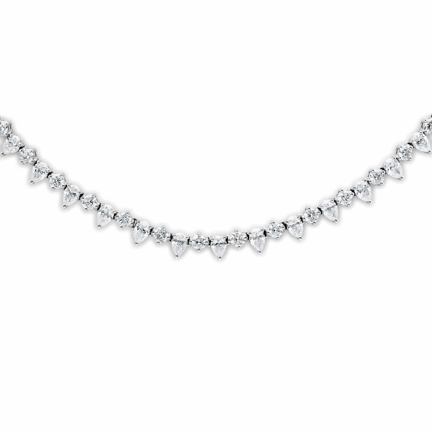 Jewels Aficionado Mixed Shape Diamond Tennis Necklace 3 Jewels Aficionado Mixed Shape Diamond Tennis Necklace - Image 3