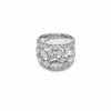 Jewels Aficionado Multi Shape Diamond White Gold Cocktail Ring