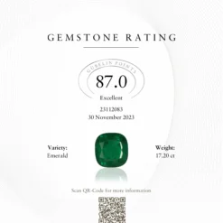 Jewels Aficionado One-of-a-Kind Cushion-Cut Emerald Ring With Diamonds -Horaluxis Sales Store one of a kind cushion cut emerald ring with diamonds jewels aficionado 41173445443828