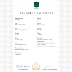 Jewels Aficionado One-of-a-Kind Cushion-Cut Emerald Ring With Diamonds -Horaluxis Sales Store one of a kind cushion cut emerald ring with diamonds jewels aficionado 41173451636980