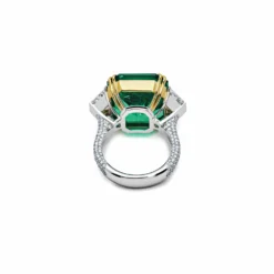 Jewels Aficionado One-of-a-Kind Octagonal-Cut Colombian Emerald Ring With Diamonds 10 Jewels Aficionado One-of-a-Kind Octagonal-Cut Colombian Emerald Ring With Diamonds -Horaluxis Sales Store one of a kind octagonal cut colombian emerald ring with diamonds jewels aficionado 41172105756916