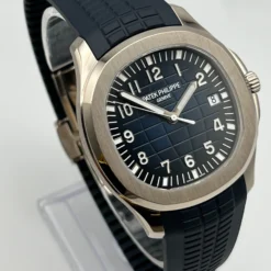 Patek Philippe Patek Philippe Aquanaut 5168G-001 White Gold Blue Dial (2019) 9 Patek Philippe Patek Philippe Aquanaut 5168G-001 White Gold Blue Dial (2019) -Horaluxis Sales Store patek philippe aquanaut 5168g 001 white gold blue dial 2019 patek philippe 40425341059316 scaled