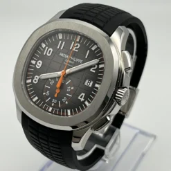 Patek Philippe Patek Philippe Aquanaut Chronograph 5968A-001 'Tiffany & Co.' Stainless Steel Black Dial (2019) -Horaluxis Sales Store patek philippe aquanaut 5968a 001 tiffany co chronograph stainless steel black dial 2019 patek philippe 40550315688180 scaled