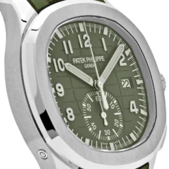 Patek Philippe Patek Philippe Aquanaut 5968G-010 Chronograph White Gold Khaki Green Dial -Horaluxis Sales Store patek philippe aquanaut 5968g 010 chronograph white gold khaki green dial patek philippe 41613793427700