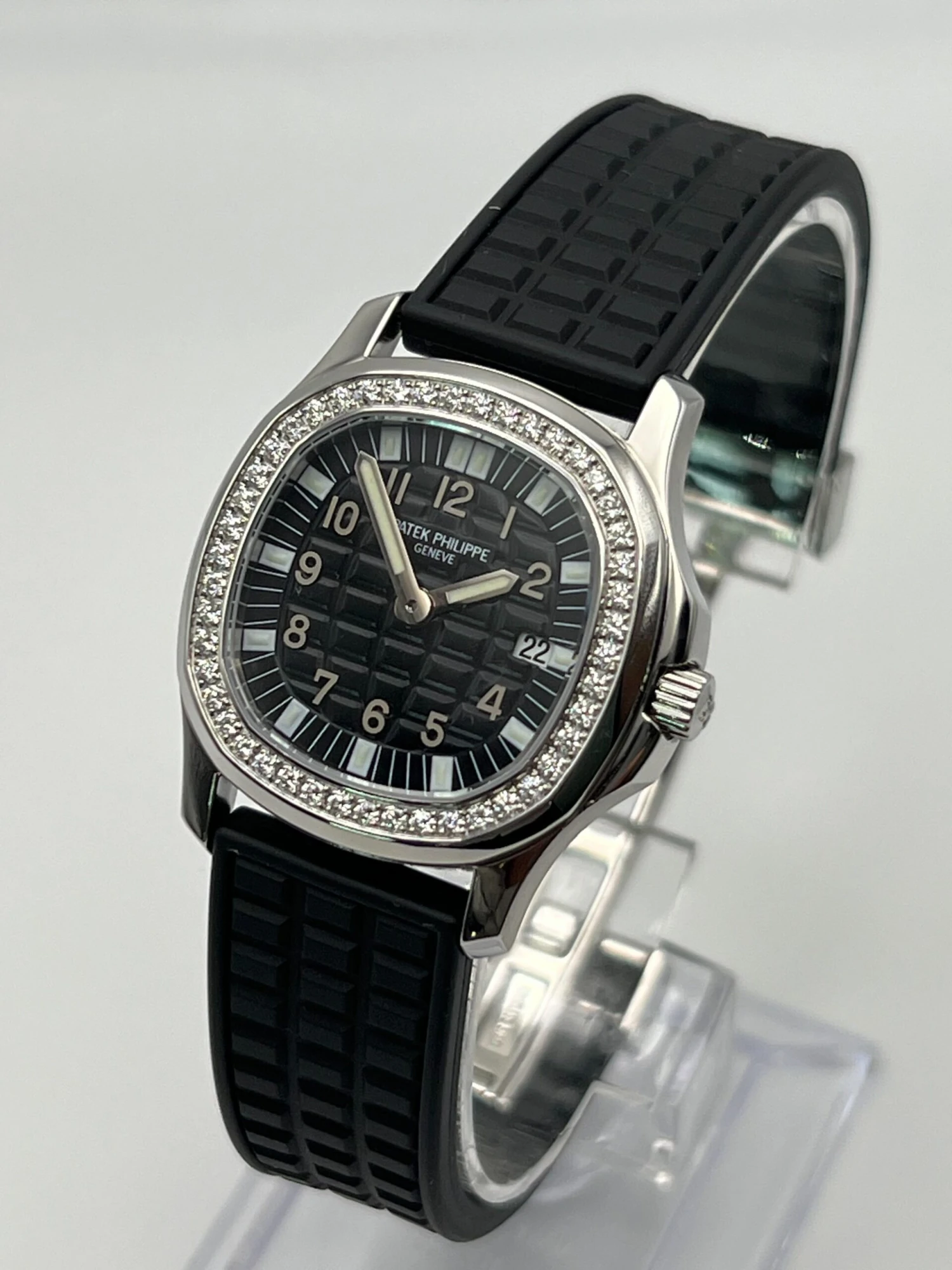 Patek Philippe Patek Philippe Aquanaut Luce 4961A-001 Black Dial Diamond Bezel 5 Patek Philippe Patek Philippe Aquanaut Luce 4961A-001 Black Dial Diamond Bezel - Image 5