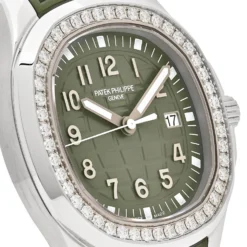 Patek Philippe Patek Philippe Aquanaut Luce 5267/200A-011 'Ladies' Stainless Steel Green Dial Diamond Bezel -Horaluxis Sales Store patek philippe aquanaut luce 5267 200a 011 ladies stainless steel green dial diamond bezel patek philippe 40984353800436