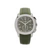 Patek Philippe Patek Philippe Aquanaut 5968G-010 Chronograph White Gold Khaki Green Dial (2021)