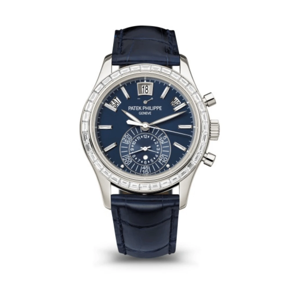 Patek Philippe Patek Philippe Complications 5961P-001 Annual Calendar Platinum Baguette Blue Dial (2023) 1 Patek Philippe Patek Philippe Complications 5961P-001 Annual Calendar Platinum Baguette Blue Dial (2023)