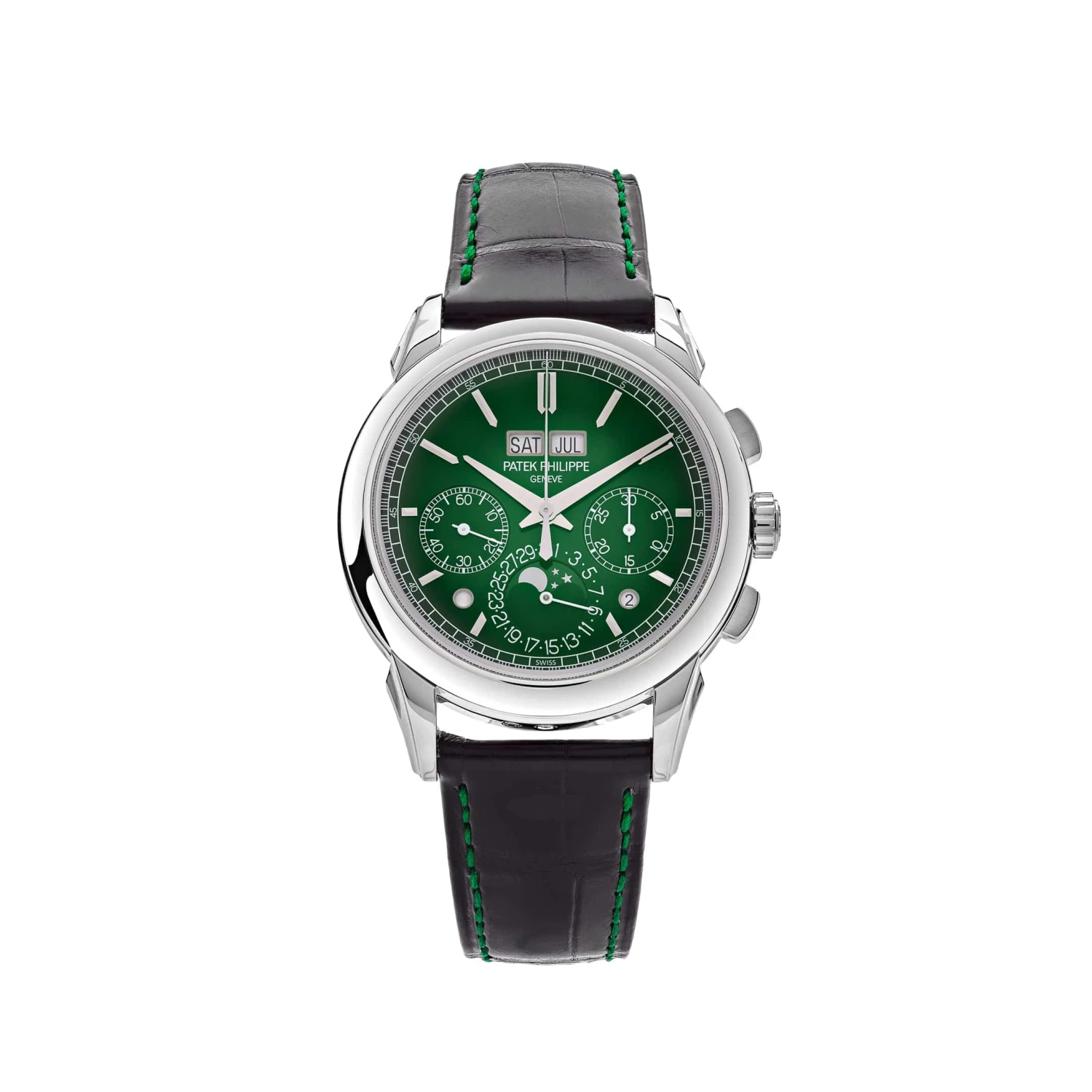 Patek Philippe Patek Philippe Grand Complications 5270P-014 Perpetual Calendar Platinum Green Dial Chronograph (2022) 1 Patek Philippe Patek Philippe Grand Complications 5270P-014 Perpetual Calendar Platinum Green Dial Chronograph (2022)