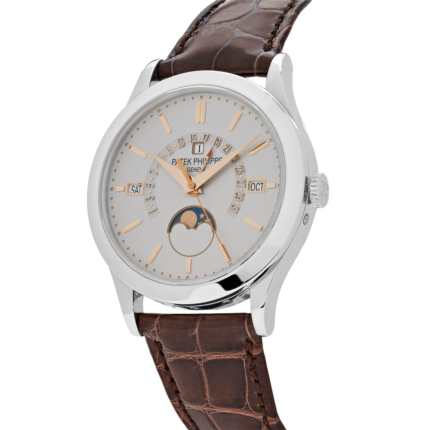 Patek Philippe Patek Philippe Grand Complications 5496P-015 Perpetual Calendar Moon Phase Platinum Silver Dial (2017) 2 Patek Philippe Patek Philippe Grand Complications 5496P-015 Perpetual Calendar Moon Phase Platinum Silver Dial (2017) - Image 2