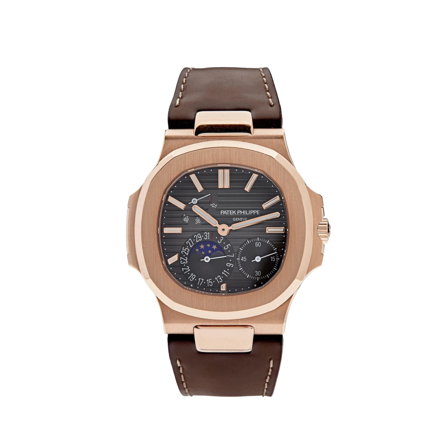 Patek Philippe Patek Philippe Nautilus 5712R-001 Moon Phase Rose Gold 1 Patek Philippe Patek Philippe Nautilus 5712R-001 Moon Phase Rose Gold